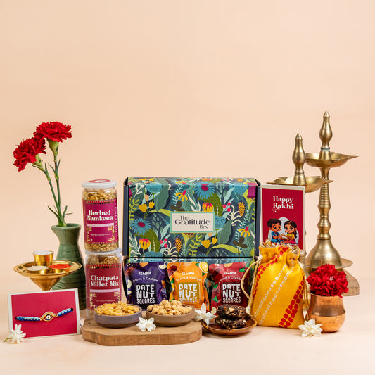 Phoolon ki Mehek Rakhi Gift Hamper - 9 Products